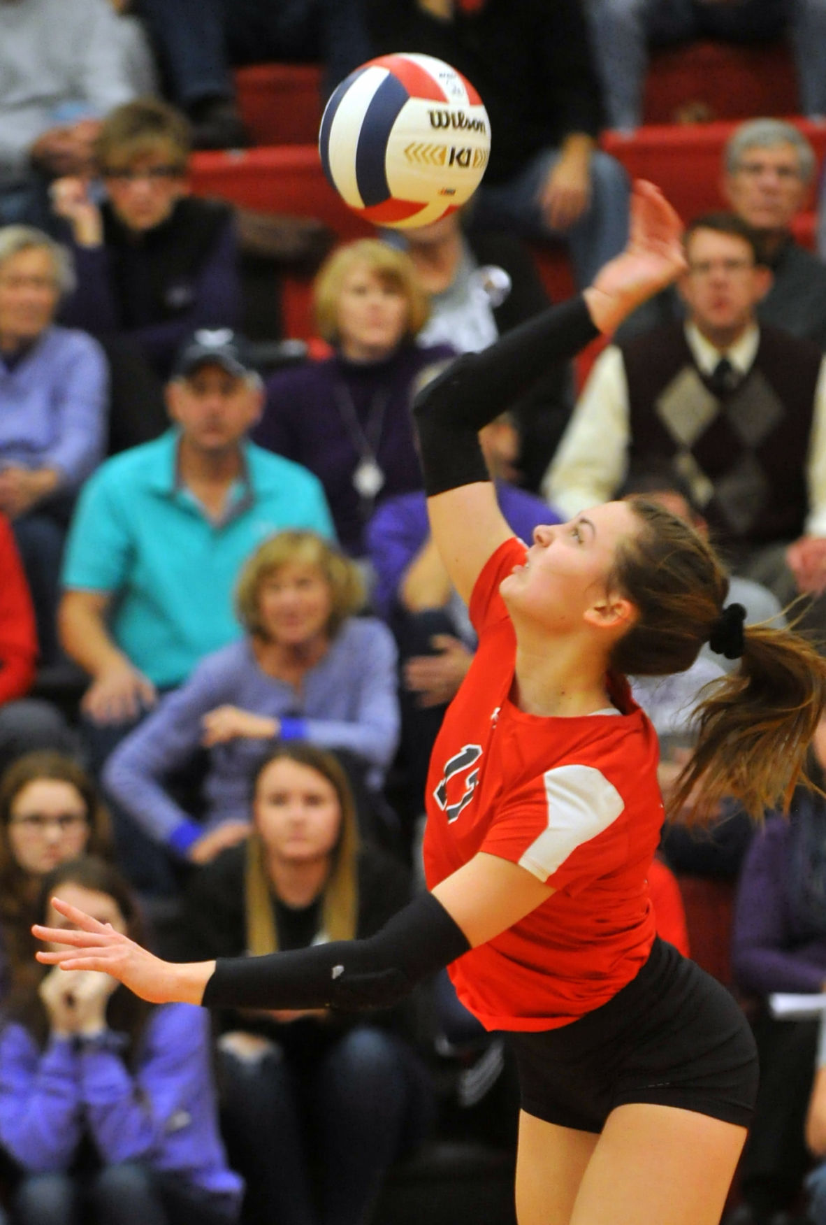 Orion vs El Paso Sectional volleyball tournament